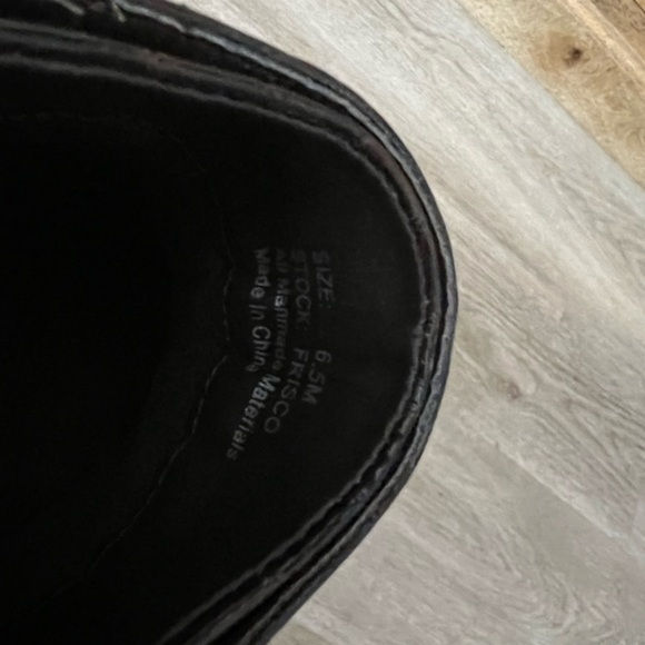 Ingaro Dark Brown Faux Crock Leather Clogs - Picture 14 of 14